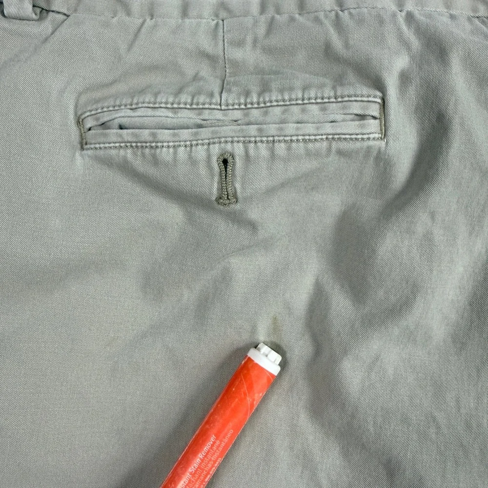 Vineyard Vines Mens Shorts Breaker 38‎ Khaki Cotton Flat Front Chino Golf Casual